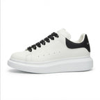 Chunky Sole Classic Leather Sneakers - Premium White Luxury Shoes