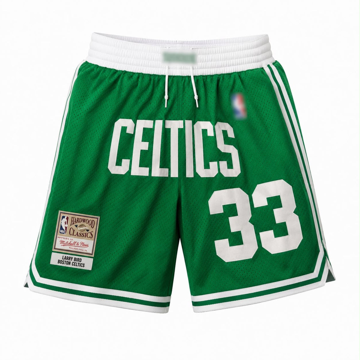Boston Celtics #33 Mesh Basketbaal Short Regular Fit