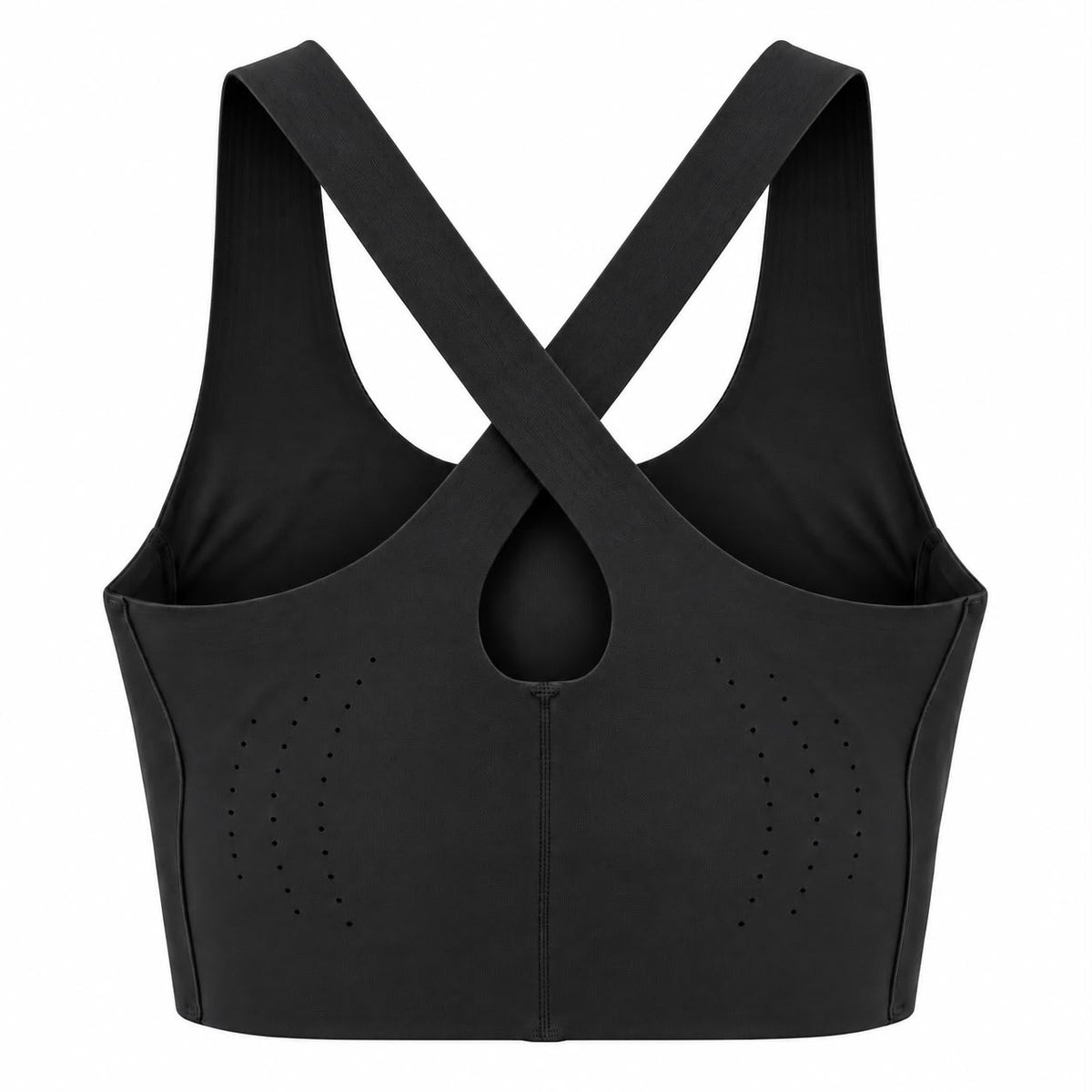 KORE Women's Padded Laser-Cut Sport Bra