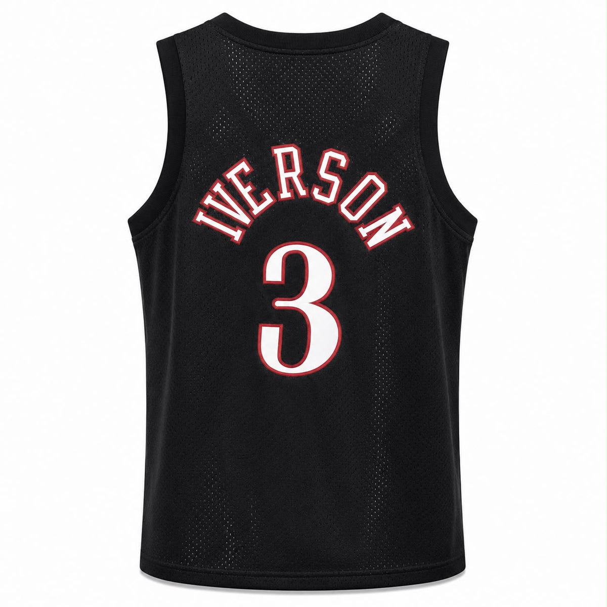 Allen Iverson #3Philadelpha 76ers Retro Mesh Basketball Jersey