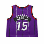 Women's Toronto Raptors Vince Carter #15 Cropped Basketball Jersey