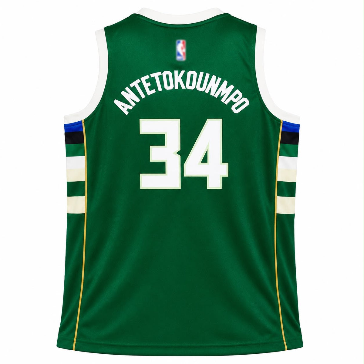 Giannis Antetokounmpo #34 Milwaukee Bucks Icon Basketball Jersey