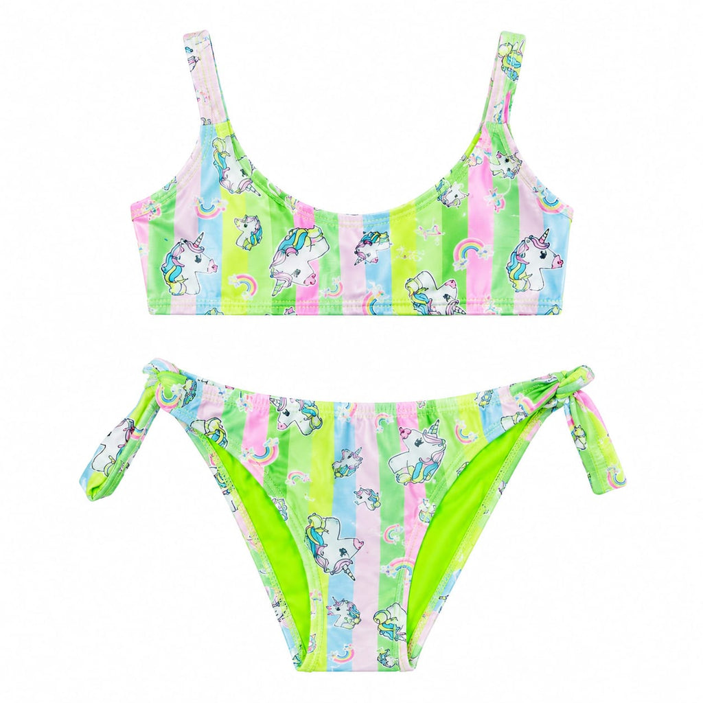 Girls 2 Pieces Graphic Swimwear