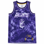 Los Angeles Lakers LeBron James #6 Tie Dye Basketball Jersey