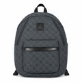 Monogram Denim Casual Backpack | 21L Everyday School & Travel Bag