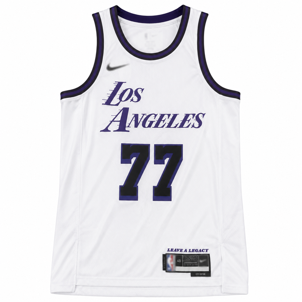 Luka Doncic #77 Los Angeles Lakers City Edition Basketball Jersey