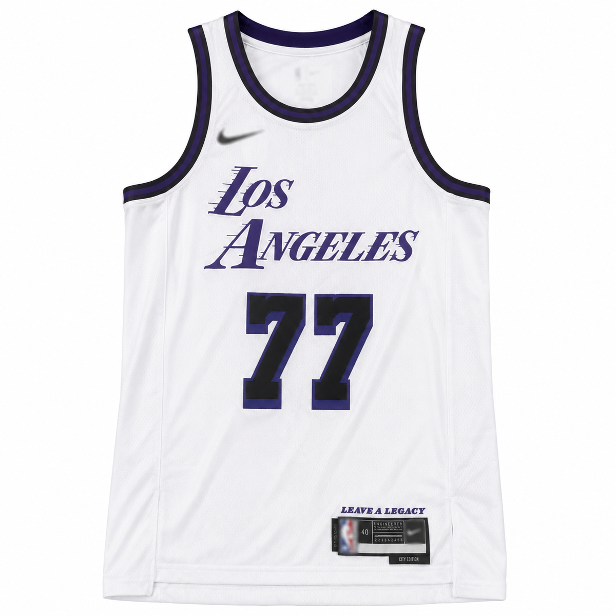 Luka Doncic #77 Los Angeles Lakers City Edition Basketball Jersey