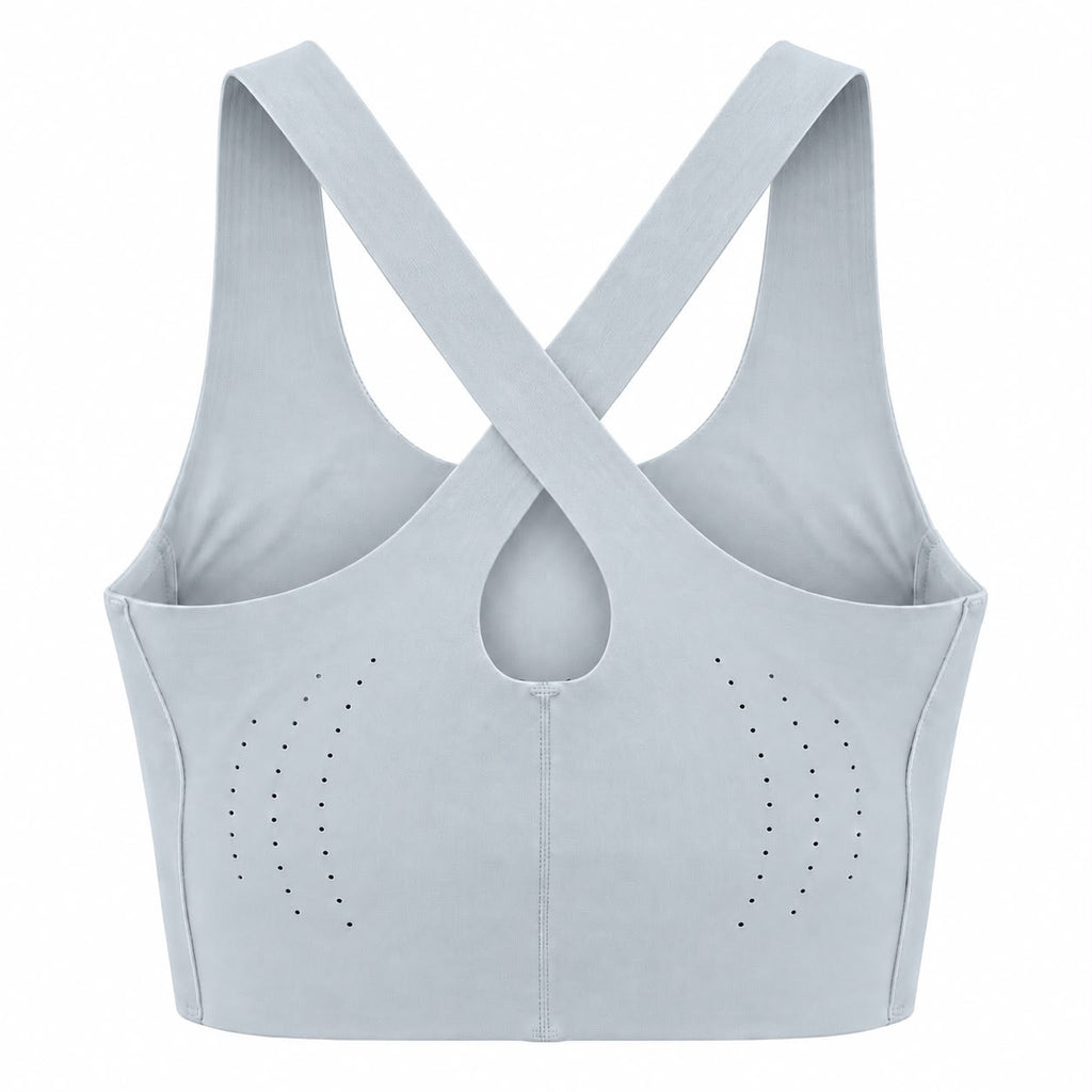 KORE Women's Padded Laser-Cut Sport Bra