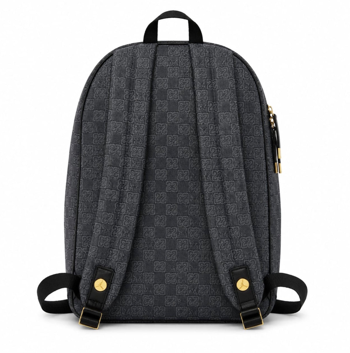Monogram Denim Casual Backpack | 21L Everyday School & Travel Bag