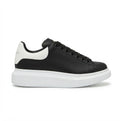 Chunky Sole Classic Leather Sneakers - Premium Black Luxury Shoes