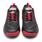 Spalding Men's Pro-Grip Performance Basketball Shoes – Black & Crimson Red