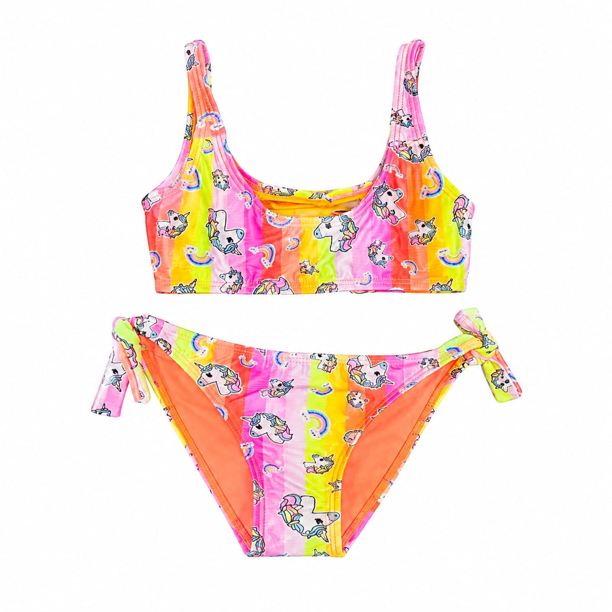 Girls 2 Pieces Graphic Swimwear