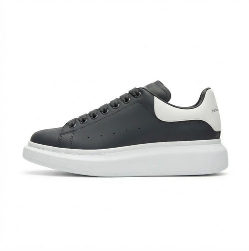 Chunky Sole Classic Leather Sneakers - Premium Black Luxury Shoes