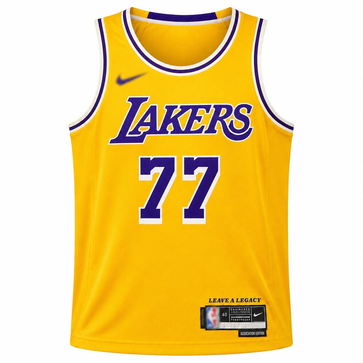 Luka Doncic #77 Los Angeles Lakers Association Edition Basketball Jersey