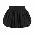 KORE Women's High Waisted Bubble Mini Skirt With Built In Shorts