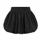 KORE Women's High Waisted Bubble Mini Skirt With Built In Shorts