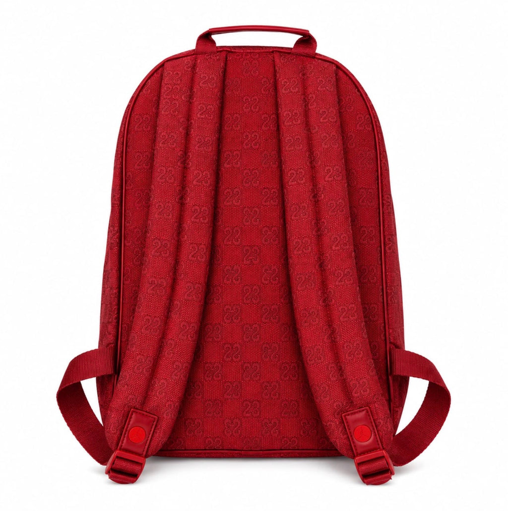 Monogram Denim Casual Backpack | 21L Everyday School & Travel Bag