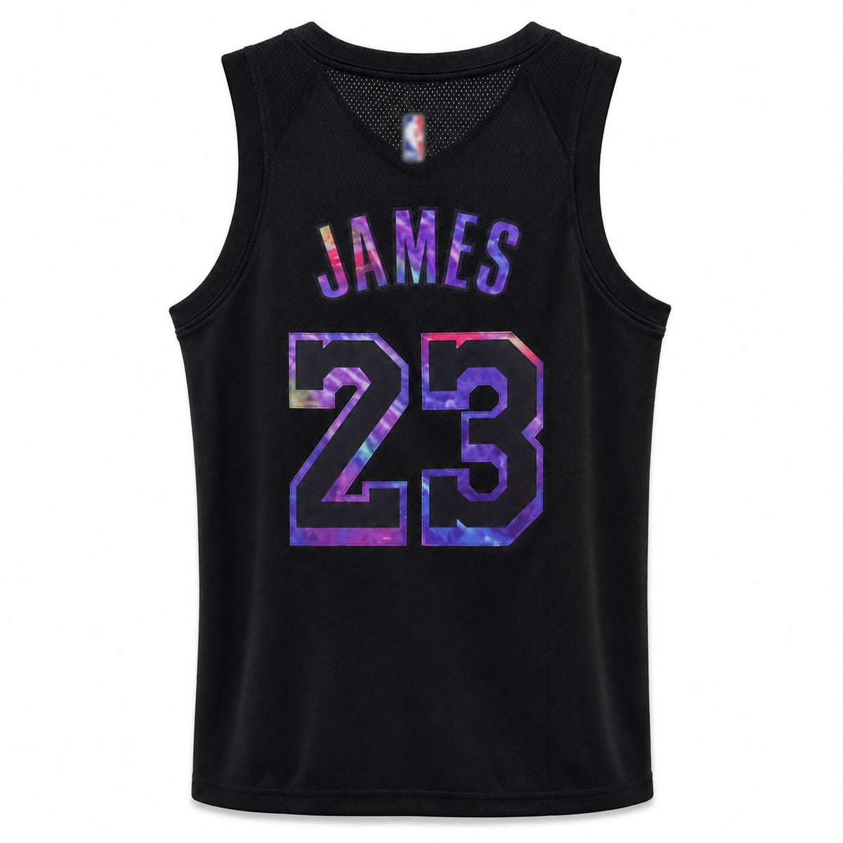 Lebron James #23 Los Angeles Lakers Galaxy Logo Basketball Jersey
