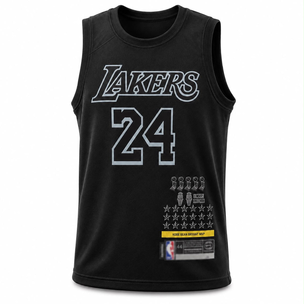 Kobe Bryant #24 Los Angeles Lakers Mamba Basketball Jersey