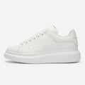 Chunky Sole Classic Leather Sneakers - Premium White Luxury Shoes