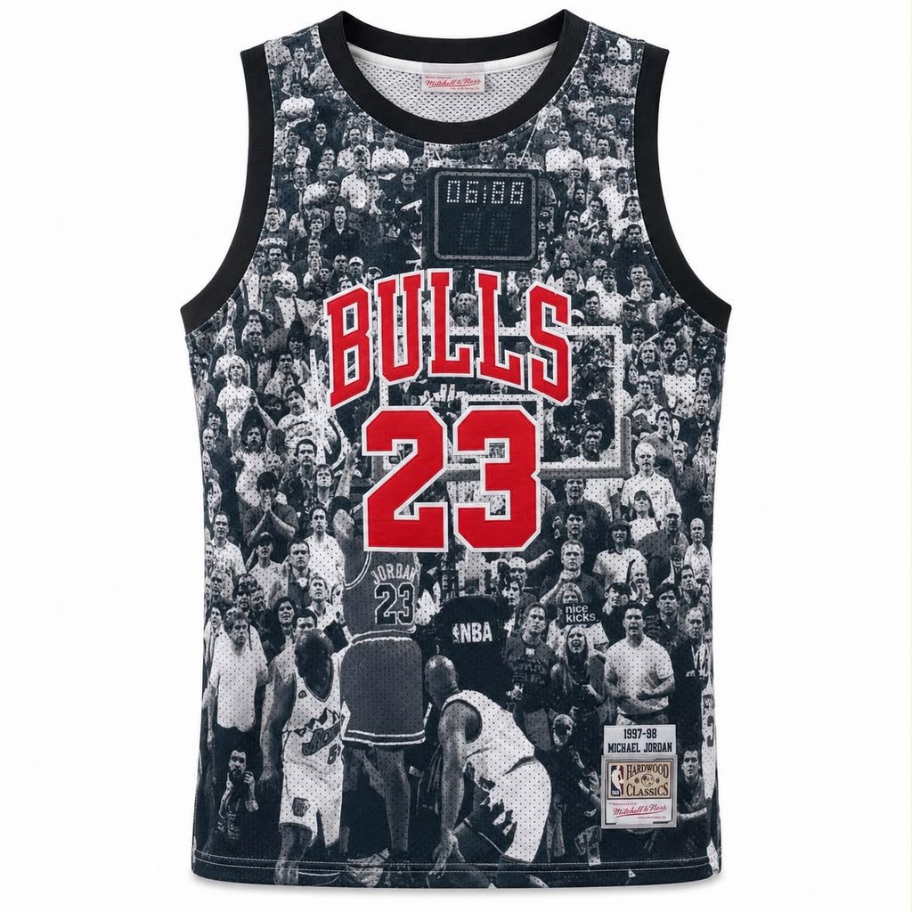 Michael Jordan #23 Chicago Bulls Iconic Shot Basketball Jersey