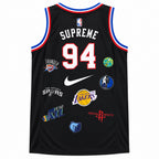Supreme X NBA Multi-Team Logo Basketball Jersey