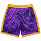 NBA Los Angeles Lakers Purple Gold Paisley Basketball shorts-Regular Fit-