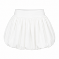 KORE Women's High Waisted Bubble Mini Skirt With Built In Shorts