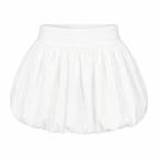 KORE Women's High Waisted Bubble Mini Skirt With Built In Shorts