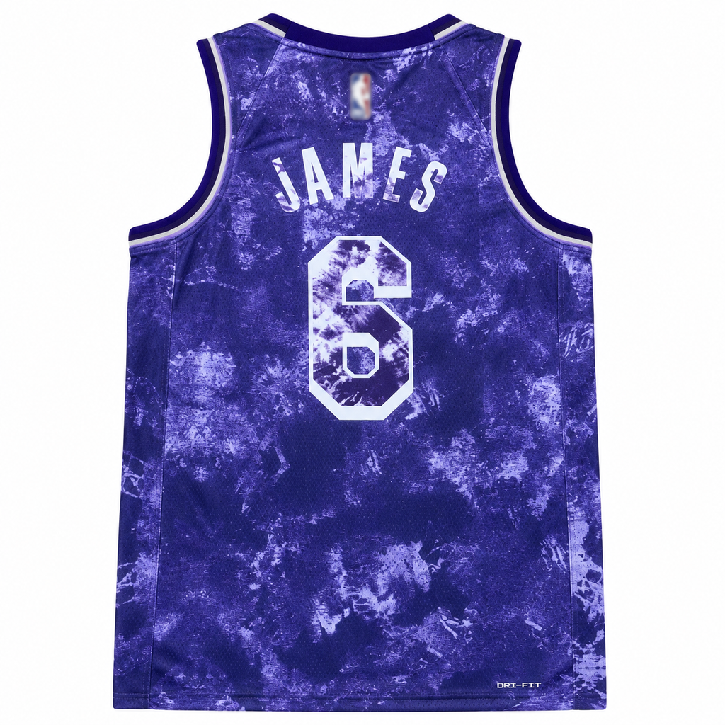 Los Angeles Lakers LeBron James #6 Tie Dye Basketball Jersey