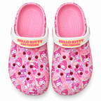 Breathable Graphic Kids Clogs