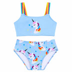 Girls 2 Pieces Graphic Swimwear