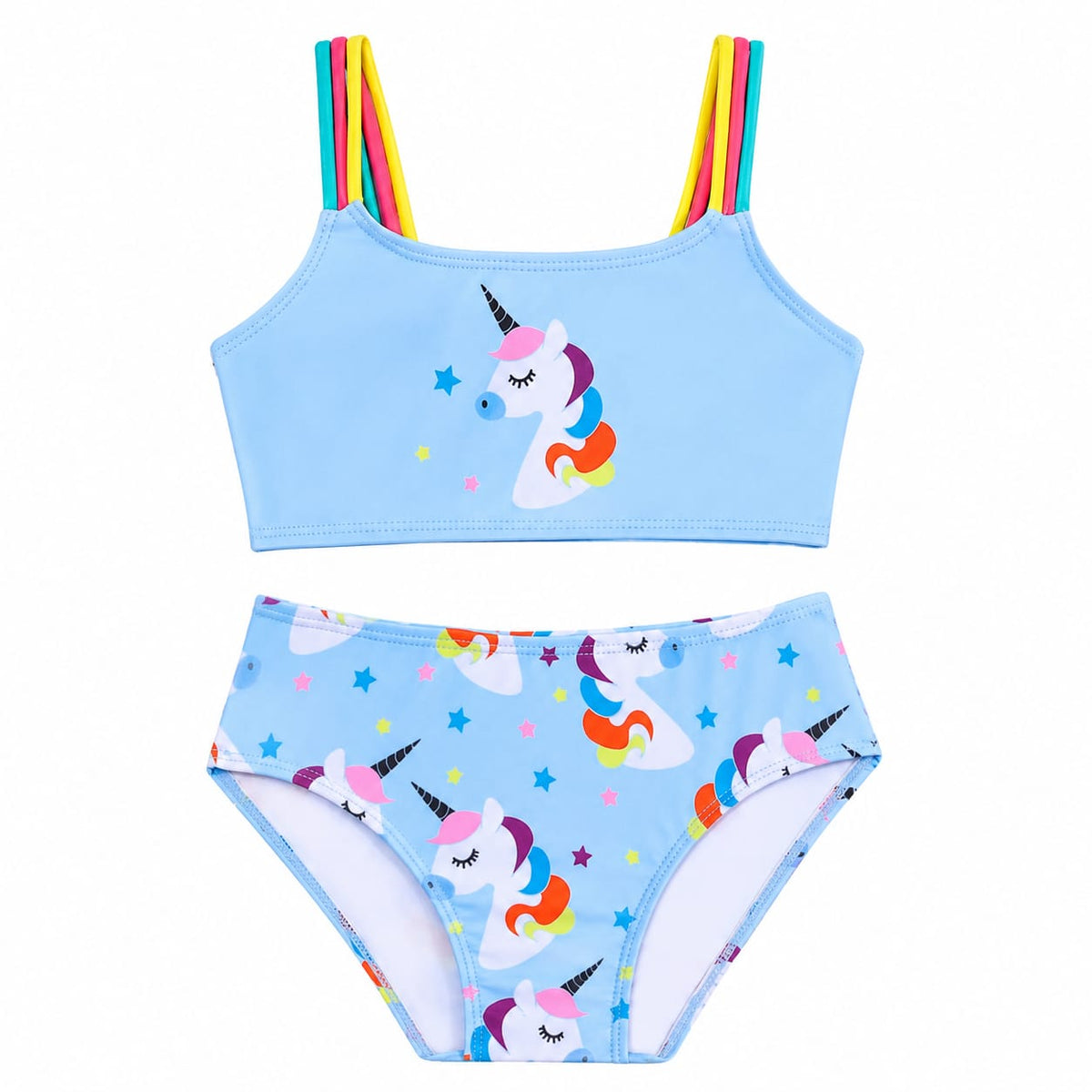 Girls 2 Pieces Graphic Swimwear
