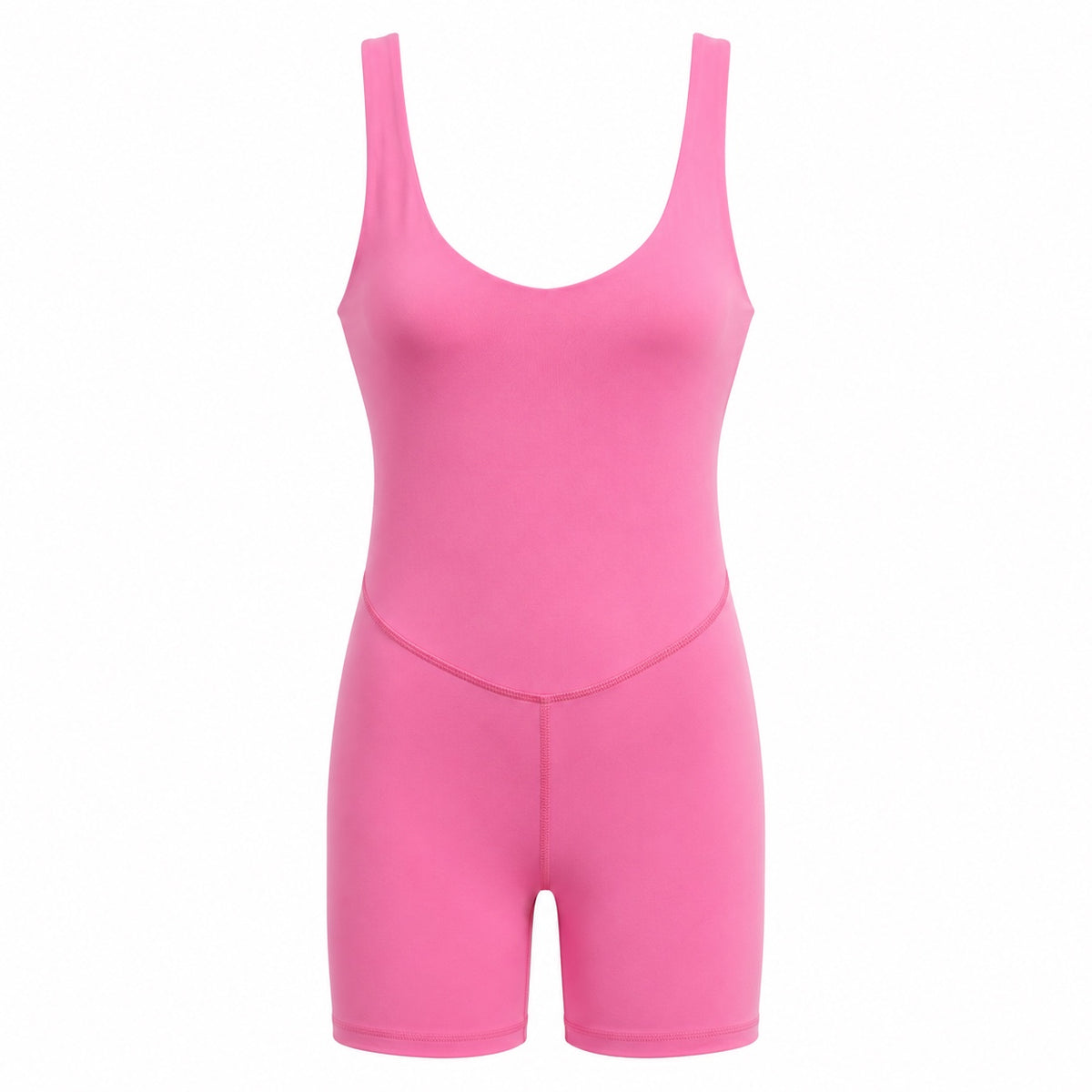 KORE WomenSeamless Scoop Neck Unitard Romper Shorts