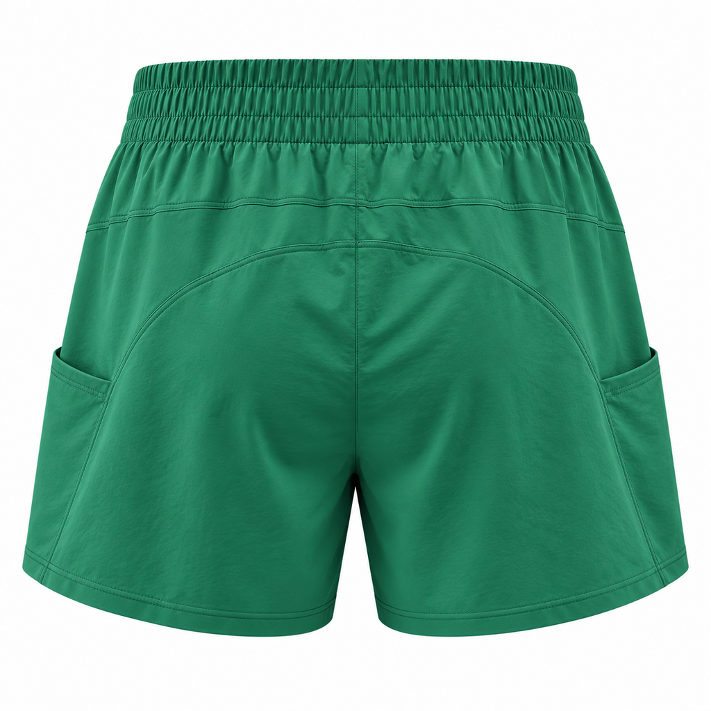 KORE Women's High Waisted Mid -Rise Running Shorts With Pockets