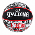 Spalding Graffiti Outdoor Basketball Red/Black/White Size 7