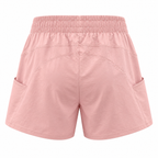 KORE Women's High-Waisted Mid-Rise Running Shorts With Pockets