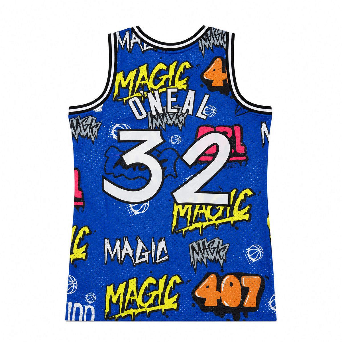 Shaquille O'Neal #32 Orlando Magic Graffiti Basketball Jersey