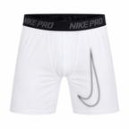White Training Compression Shorts | Gym & Basketball Base Layer