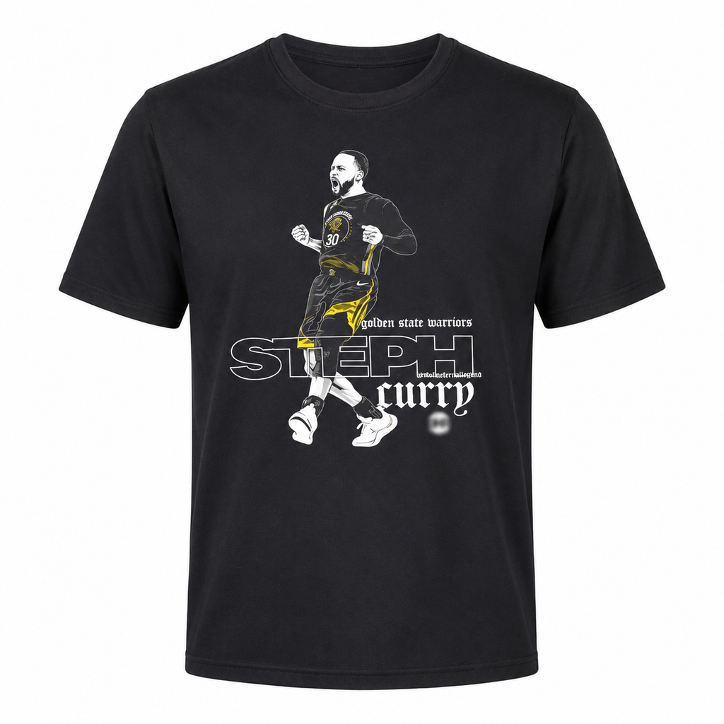 Golden State Warriors Stephan Curry  Basketball T-Shirt