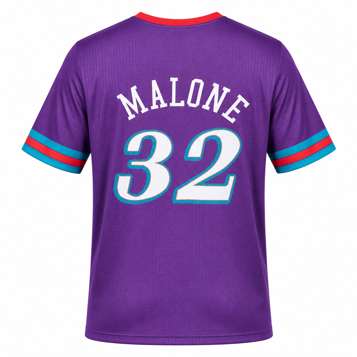 Vintage Karl Malone #32 NBA Jersey -Retro Basketball T-Shirt