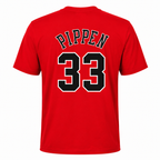 Chicago Bulls Scottie Pippen #33 Graphic Basketball T-Shirt