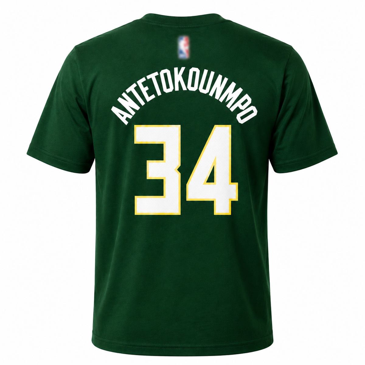 Giannis Antetokounmpo #34 Basketball Cotton T-Shirt -Regular Fit-