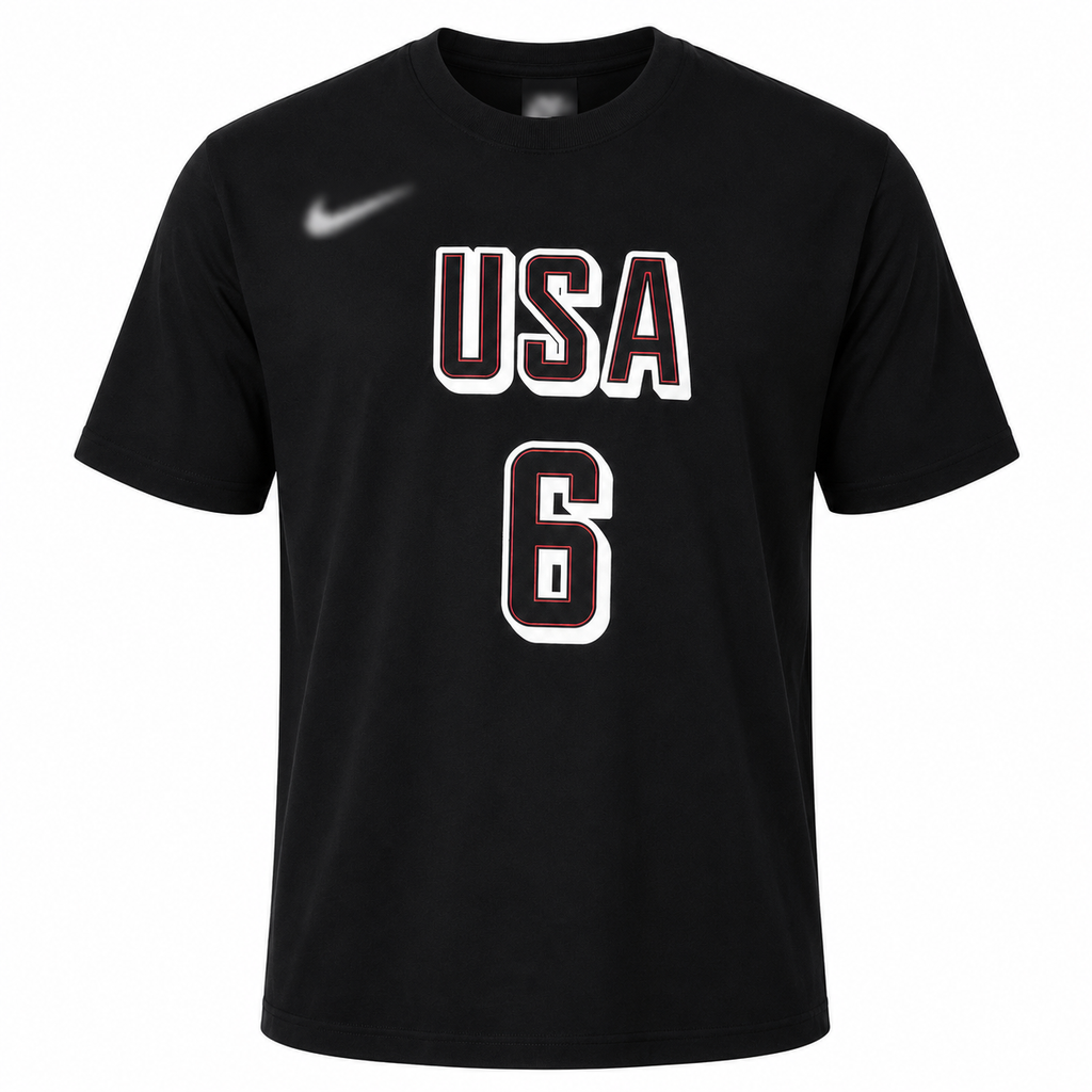 USA Basketball #6 James Cotton T-Shirt Regular Fit