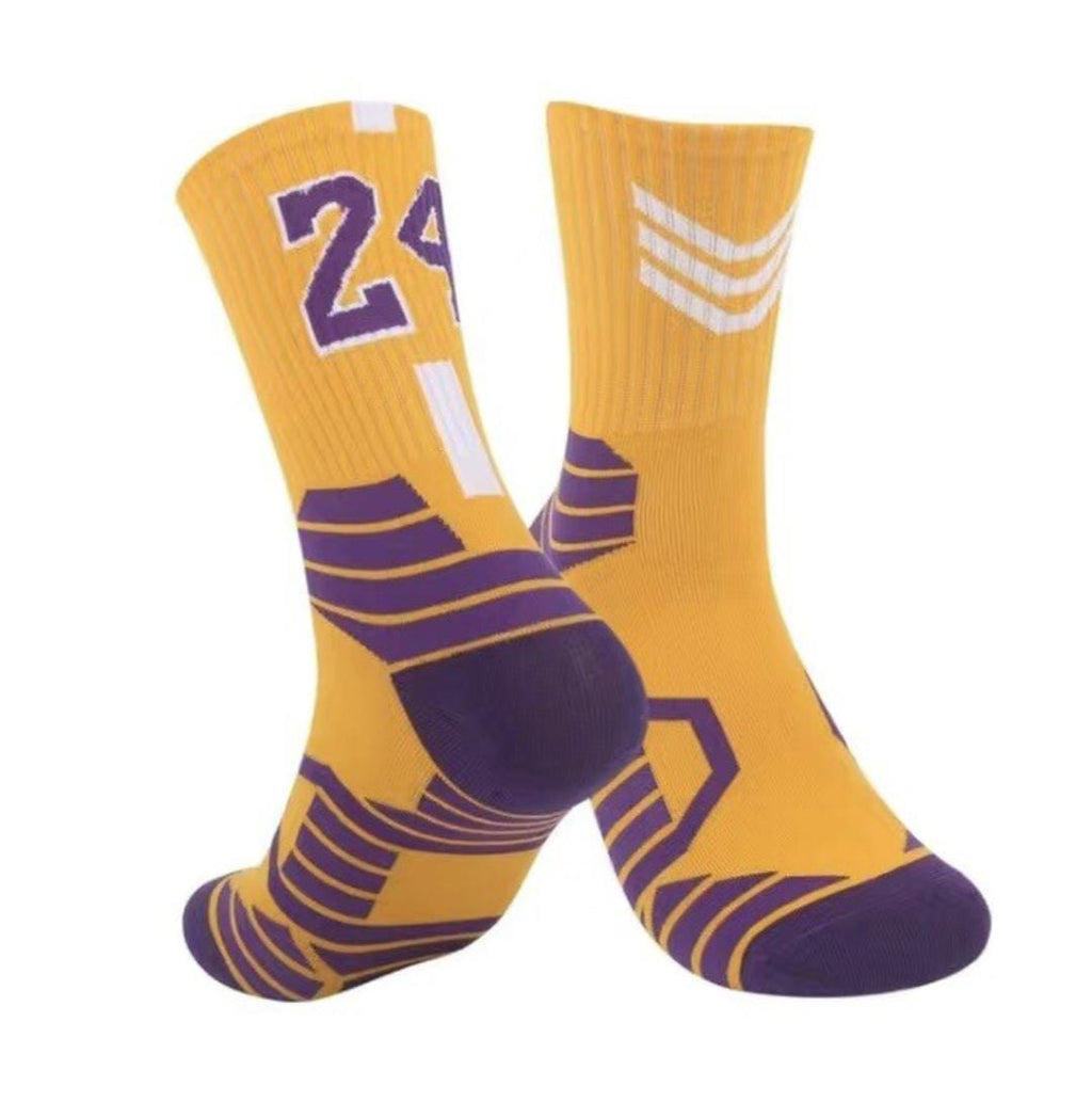 Basketball Graphic Cotton Socks