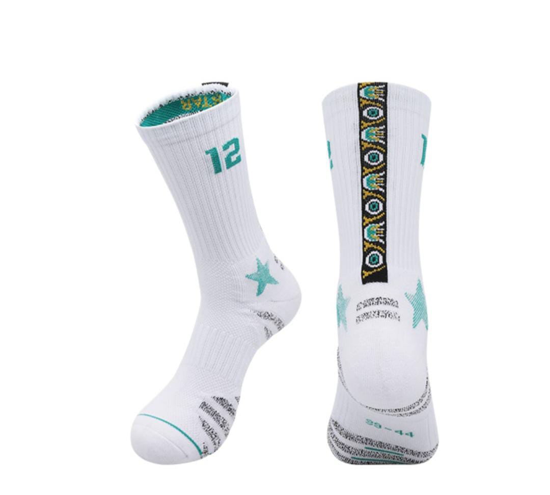 Basketball Graphic Cotton Socks