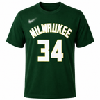 Giannis Antetokounmpo #34 Basketball Cotton T-Shirt -Regular Fit-