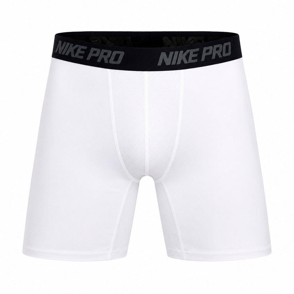 White Training Compression Shorts | Gym & Basketball Base Layer