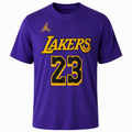 Los Angeles Lakers #23 Lebron James Basketball Cotton T-Shirt -Regular Fit