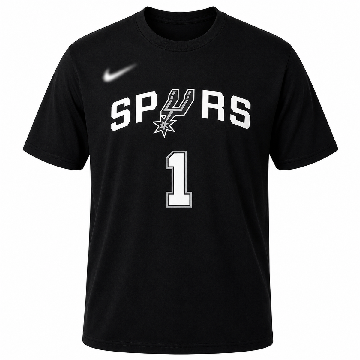 Victor Wembanyma #1 San Antonio Spurs Basketball Graphic Tee -Regular Fit-